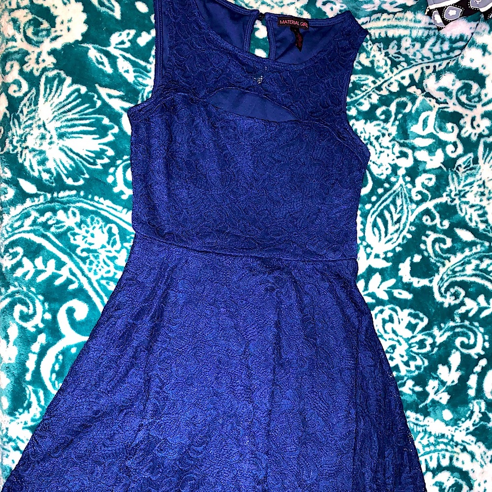Blue Flowy Dress